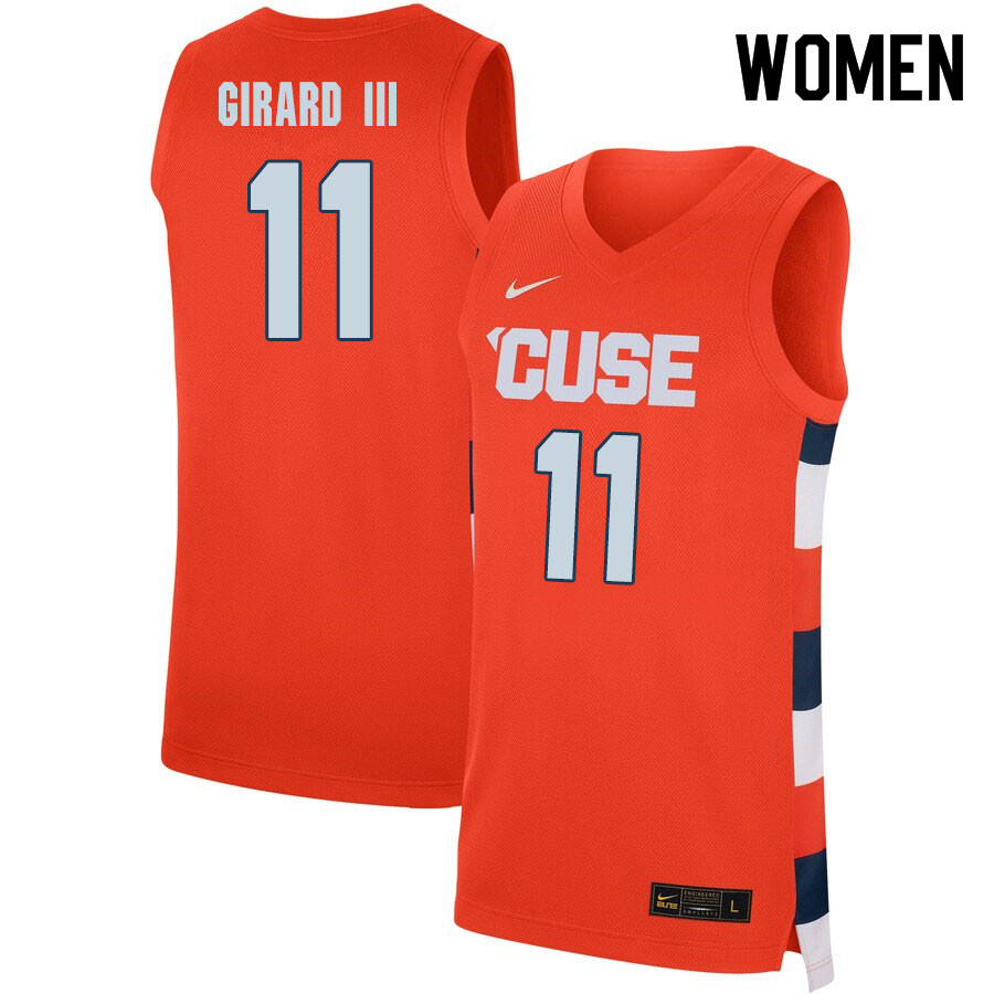 2020 Women #11 Joseph Girard III Syracuse Orange College Basketball Jerseys Sale-Orange